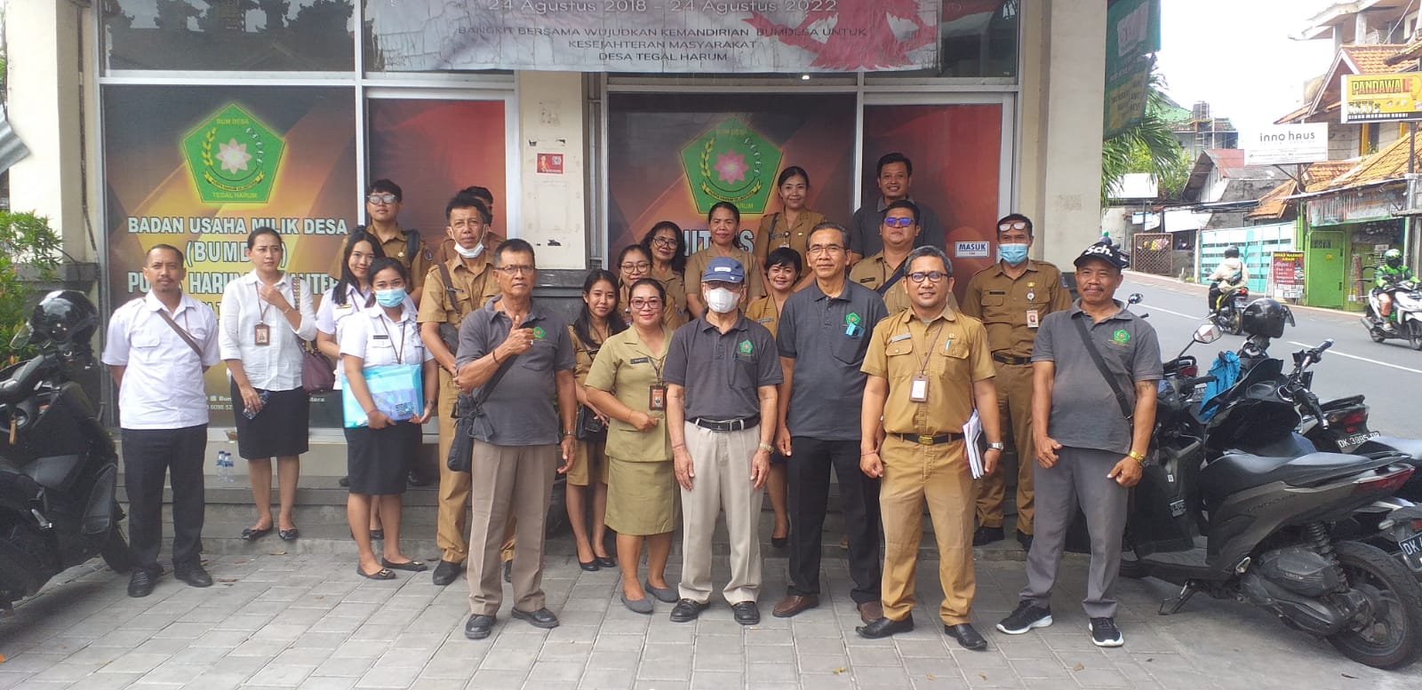 Kunjungan Tim Monev Badan Usaha Milik Desa (BUMDESA) Kota Denpasar ke  BUM Desa Puspa Harum Sejahtera Tegal Harum 